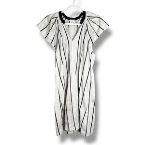 Alysi Crème Cotton/Silk Mini Dress Size 4